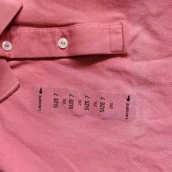 Lacoste, Slim Fit Polo, Mens, Sz 7 - Picture 3 of 9